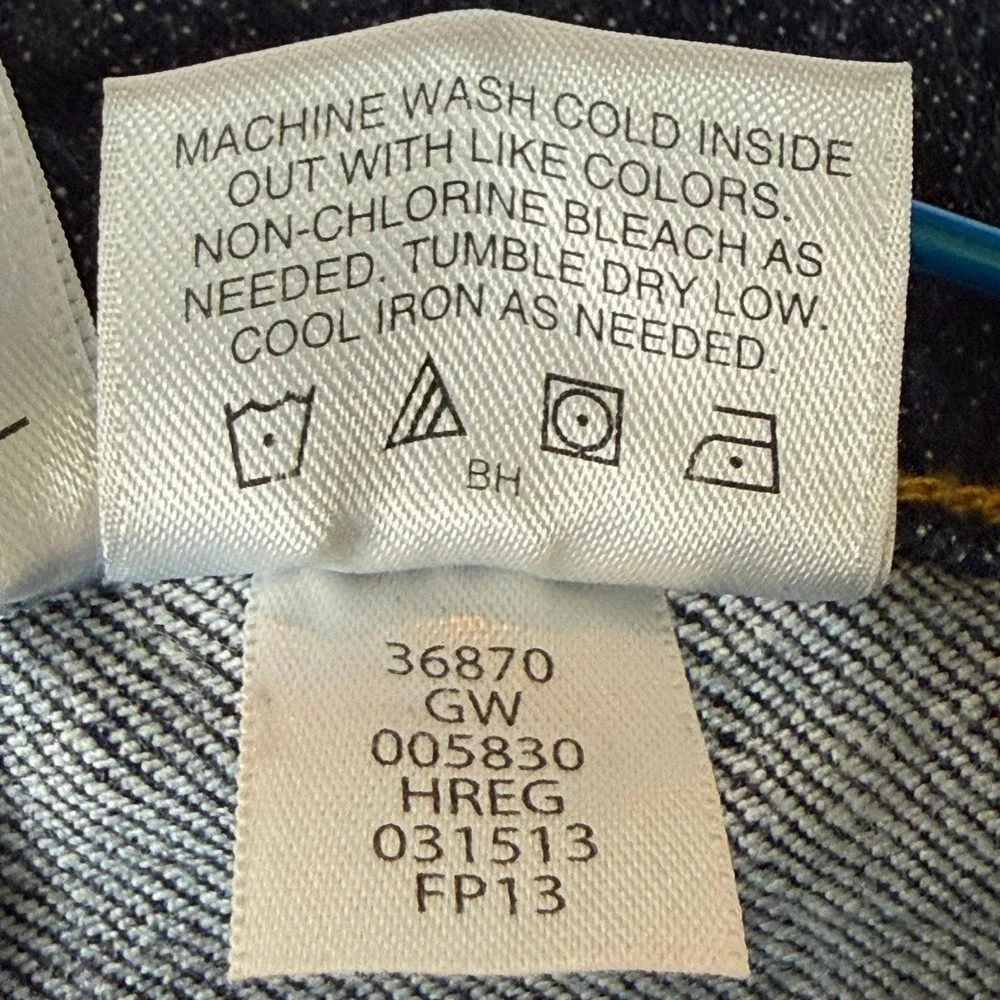 Hanna Andersson Jeans 150 Girls 12 Blue Kid Dark Wash Straight Leg Stretch Denim